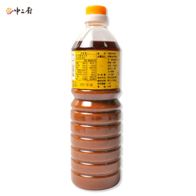 【中二廚】芝麻和風醬(1000ml/瓶)