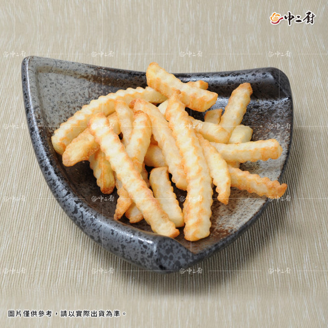 【中二廚】波浪薯條 1kg/包
