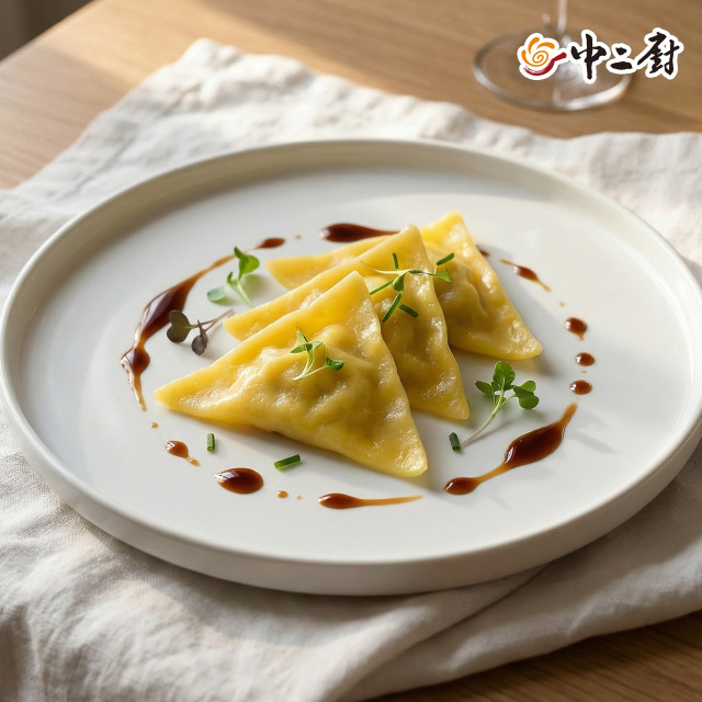 【中二廚】乳酪義大利餃（Ravioli）(三角)(750g)蛋奶素