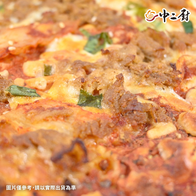人氣薄皮Pizza!【怪獸】8吋手工pizza泡菜豬肉披薩