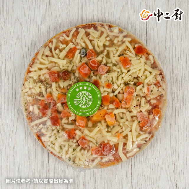 人氣薄皮Pizza!【怪獸】8吋手工pizza瑪格麗特披薩(奶素)