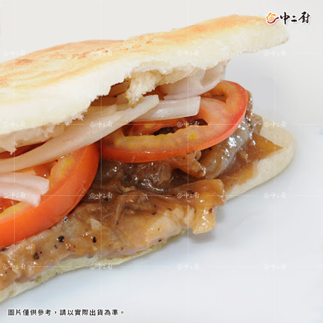 【中二廚】中式芝麻燒餅(90g/片)(全素)