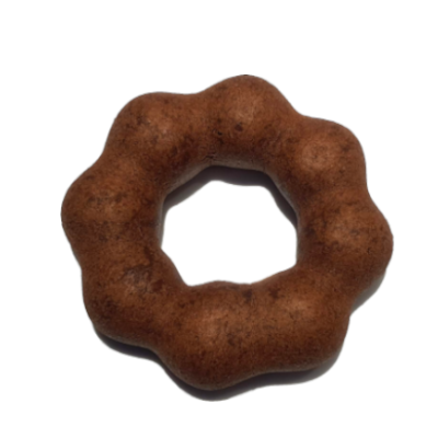 【中二廚】Q堤甜甜圈-巧克力(47g/個) 10入/袋奶素