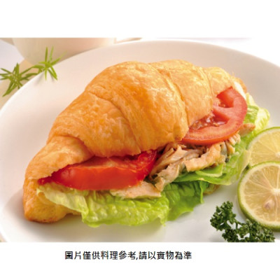 【中二廚】牛角麵包(冷凍熟烤可頌) 1個/包