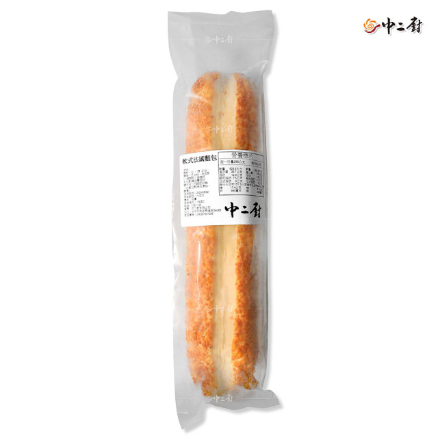 【中二廚】軟式芝士法國麵包( 258g/包)奶素