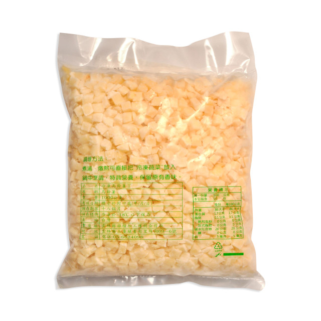【中二廚】馬鈴薯丁(1kg/包)