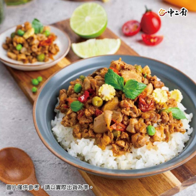 蔬食上菜【蘭揚】泰式檸香打拋植物肉200g-植物五辛素